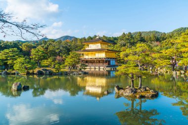 Kinkakuji Tapınağı (altın köşk güzel mimari)