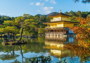 Kinkakuji Tapınağı (altın köşk güzel mimari)