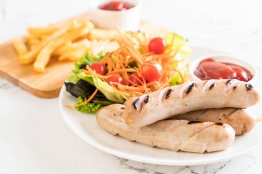 sebzeli ızgara sosis