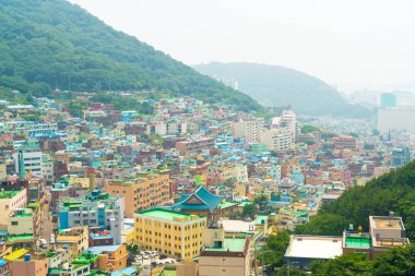 Gamcheon kültür Köyü Busan içinde güzel mimari