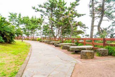 park atjungmun Daepo sahil Jusangjeolli Cliff, Je boş tezgah