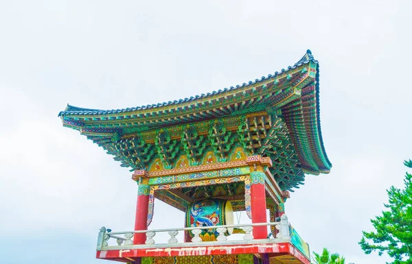 Yakcheonsa ναός στο Jeju Island, Νότια Κορέα — Φωτογραφία Αρχείου