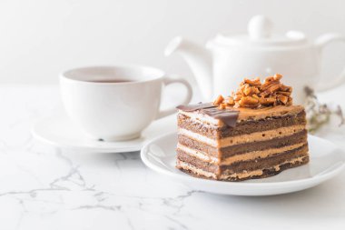 Kahveli kurabiye kek