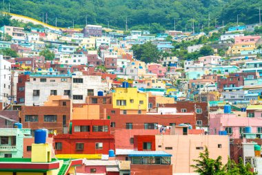 Gamcheon kültür Köyü Busan içinde güzel mimari