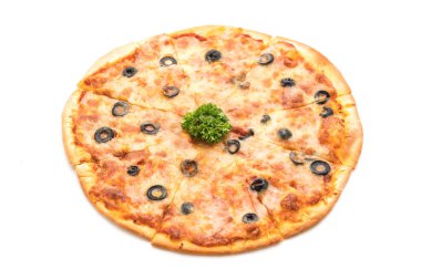 biberli pizza zeytin ile