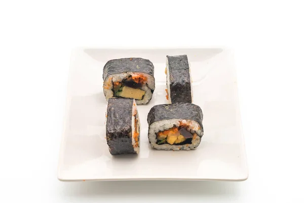 Roll Sushi - styl Japoński żywności — Zdjęcie stockowe