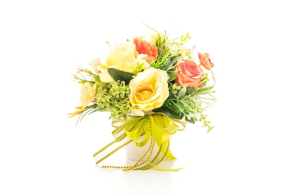 Csokor virág a vázában — Stock Fotó