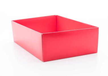 Kırmızı kağıt kutusu