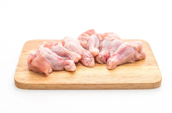 Friss nyers ropogós csirke szárny — Stock Fotó