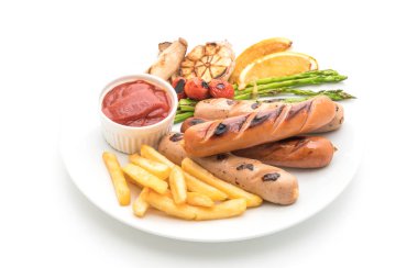 sebzeli ızgara sosis