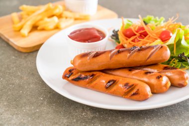 sebzeli ızgara sosis