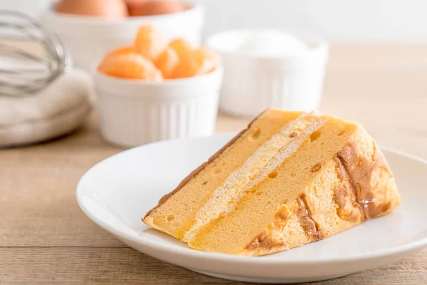 オレンジのシフォン ケーキ — ストック写真