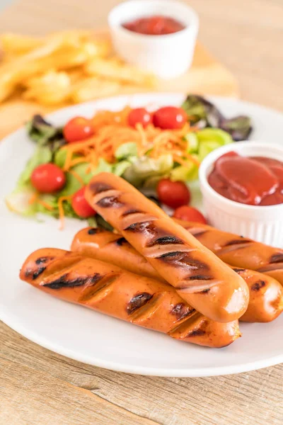 sebzeli ızgara sosis