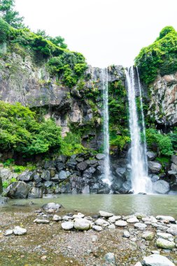 Jeongbang şelale jeju Adası