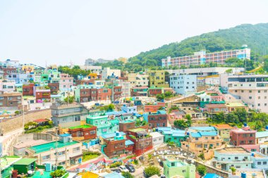 Gamcheon kültür Köyü Busan içinde güzel mimari