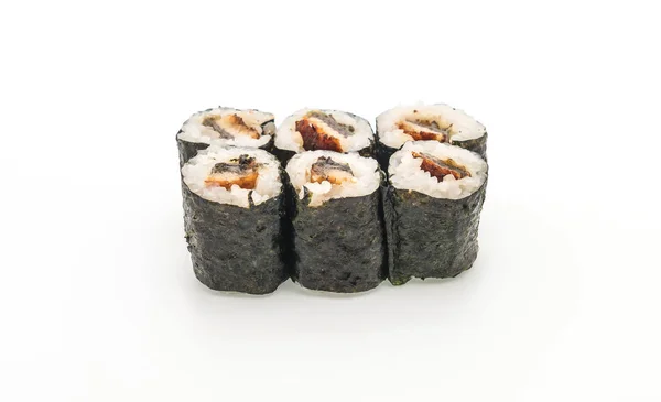 Ål maki sushi-japansk mat stil — Stockfoto