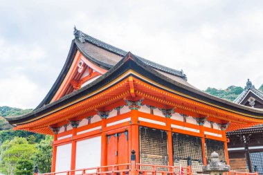 Kiyomizu-dera Tapınağı güzel mimari Kyoto,.