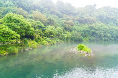 Bahçe Park adlı Cheonjiyeon şelaleler Jeju Adası