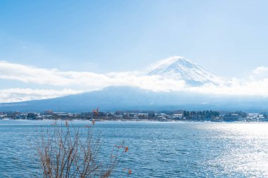 Dağ Fuji San Kawaguchiko Gölü.