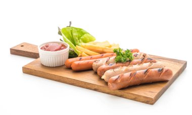 sebzeli ızgara sosis