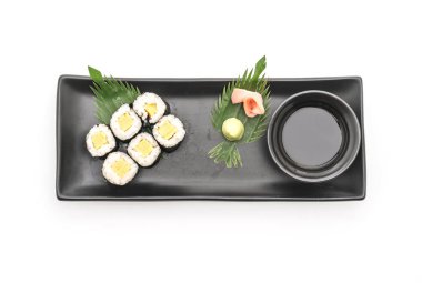 tatlı yumurta maki (tamago) - Japon gıda tarzı