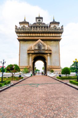 Patuxay anıt Vientiane, Laos.