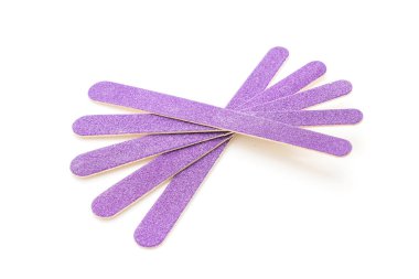 Nail file on white background clipart