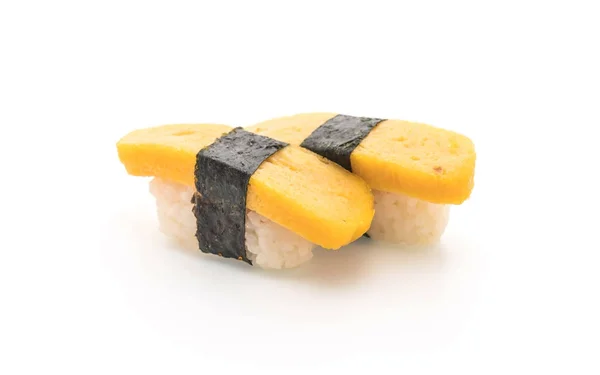 Dulce huevo nigiri sushi - comida japonesa estilo —  Fotos de Stock
