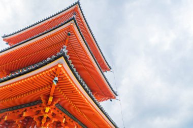 Kiyomizu-dera Tapınağı güzel mimari Kyoto,.