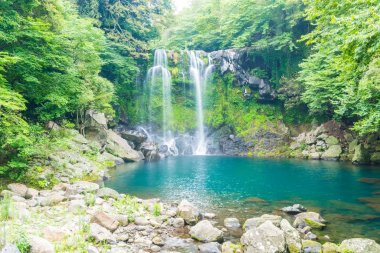 Jeju Isaland cheonjeyeon şelaleler