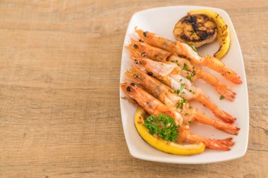 gebakken garnalen met knoflook 