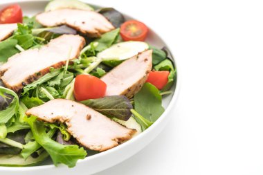 salata ızgara tavuk - sağlıklı gıda tarzı ile karıştırın