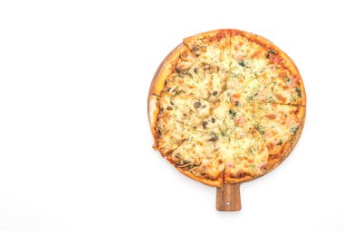  Ispanaklı ve mantarlı pizza