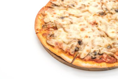 mantarlı pizza miso sosu ile