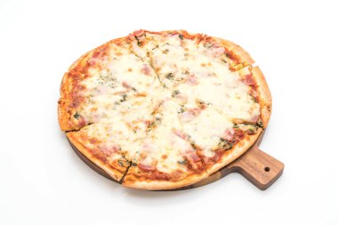 Ispanak ve pastırma pizza