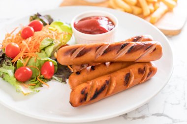 sebzeli ızgara sosis