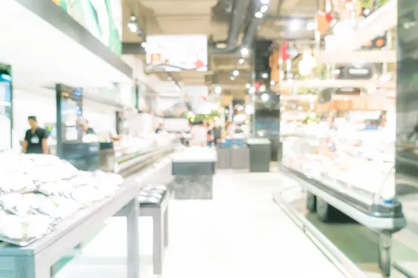 Desenfoque borroso en el supermercado — Foto de Stock