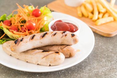 sebzeli ızgara sosis