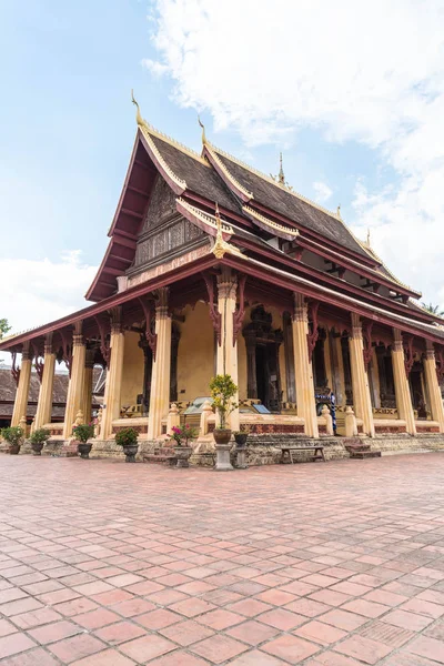 Wat Si Saket, Vientiane, Лаос — стоковое фото
