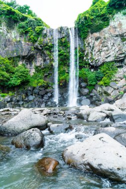 Jeongbang şelale jeju Adası
