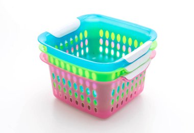 renkli plastik sepet 