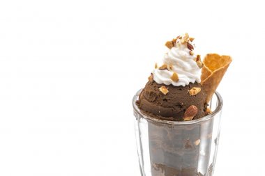 Kepçe çikolatam dondurma cam