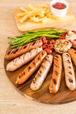 sebzeli ızgara sosis