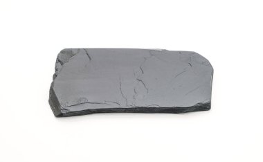 Beyaz arka plan üzerinde arduvaz levha