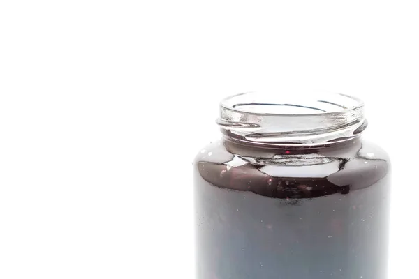Marmellata di mirtilli in vaso — Foto Stock