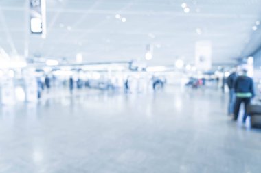 Havaalanında soyut bulanıklık 