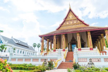 Haw Phra Kaew Tapınağı'nda güzel mimari