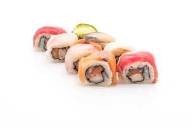 karışık suşi roll - Japon gıda tarzı