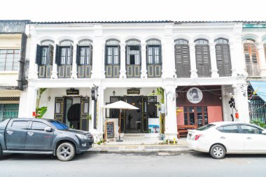 Phuket, Tayland -Ekim 30, 2016, Phuket town, Tayland: Phuket ol
