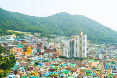 Gamcheon kültür Köyü Busan içinde güzel mimari